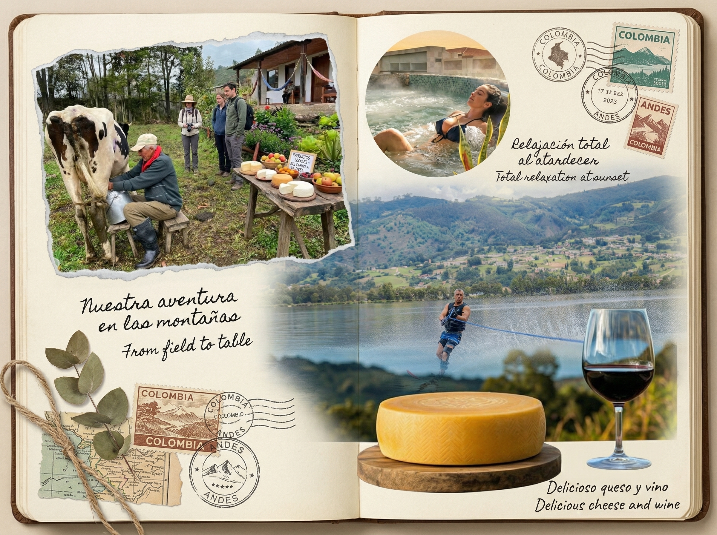 Taller de queso artesanal Paipa en finca boyacense